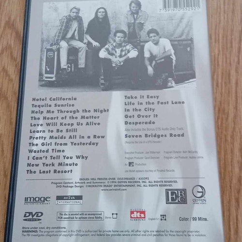 Dvd-musik "Eagles - Hell Freezes Over"