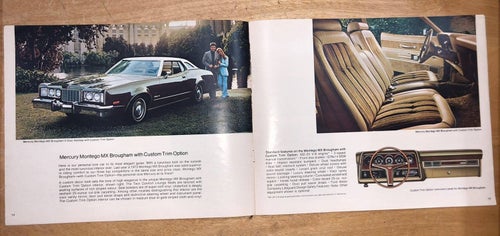 Försäljningsbroschyr Lincoln - Mercury 1974