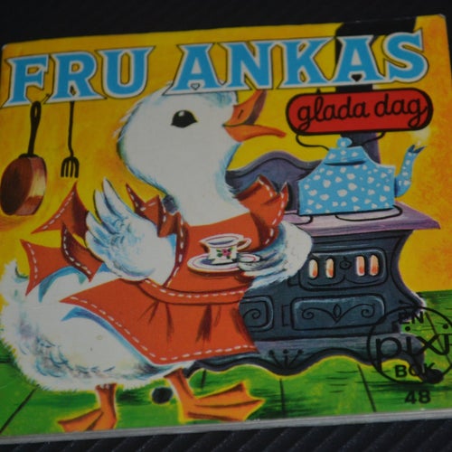 Äldre Pixi bok Fru ankas glada dag
