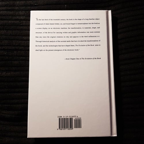 The Evolution of the Book av Frederick G. Kilgour, 1998