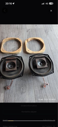 Pioneer TS-1609 Högtalare
