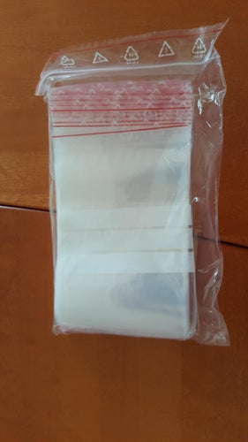 **50 ST BLIXTLÅSPÅSAR 100x150MM med skrivfält**
