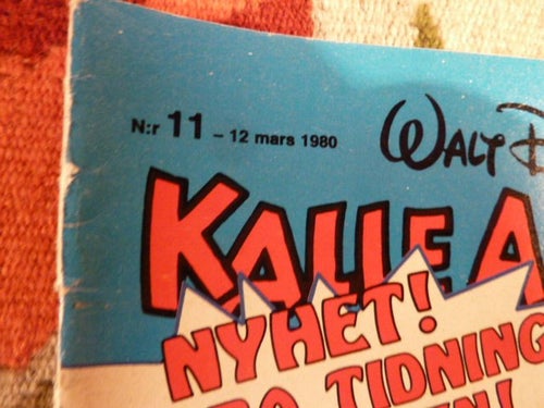 KALLE ANKA & C:O NR11, 1980,