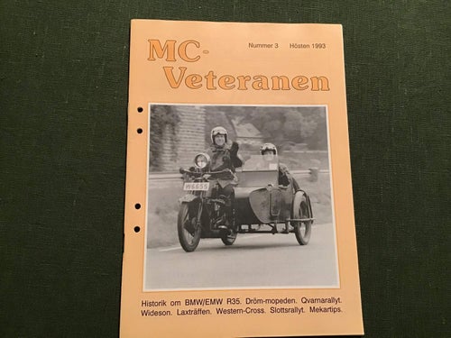 MC VETERANEN NR 3 1993 MONARK 500 MOTOCROSS,HIGH CHAPARRAL CROSS,DKW,BMW