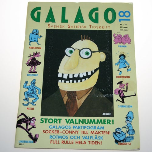 Galago 18 - 1988 - NR 2 - med partiprogram