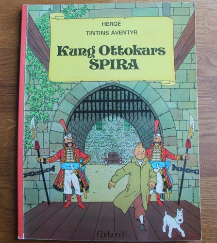 Tintin Kung Ottokars spira 1972 1:a upp