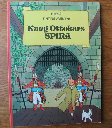Tintin Kung Ottokars spira 1972 1:a upp
