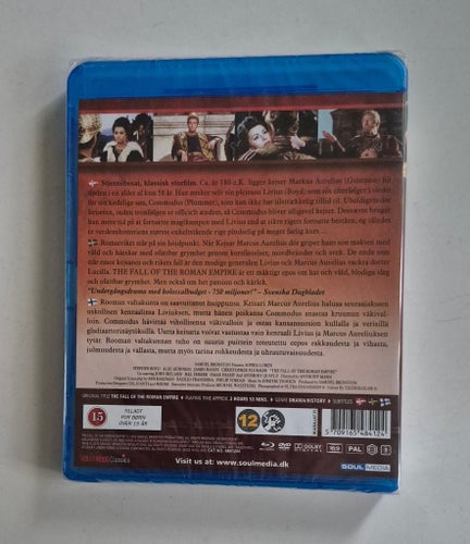 The Fall of The Roman Empire Blu-ray + DVD / 1964 / Ny Inplastad / Svensk Text
