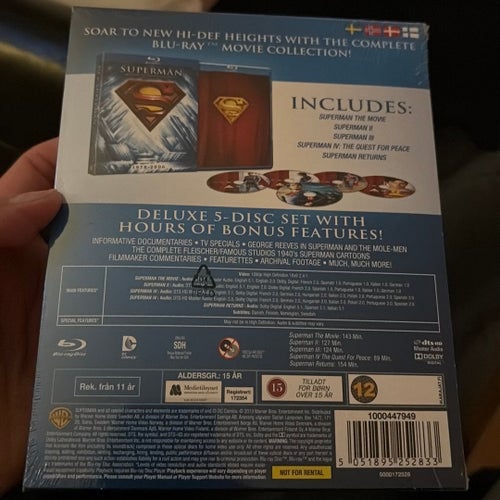 The Superman Motion Picture Anthology (Blu-ray)