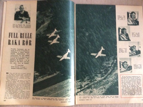 Teknikens Värld nr 9 1953 Chris Craft båt,BSA C 11,flygvapnet,Triumph,Lambretta