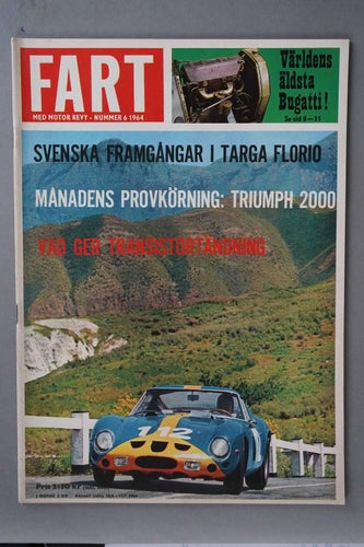 FART 1964/6 Triumph 2000, Lamborghini, Monacos GP Monaco