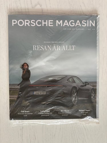 Porsche Magasin nummer 44 biltidning