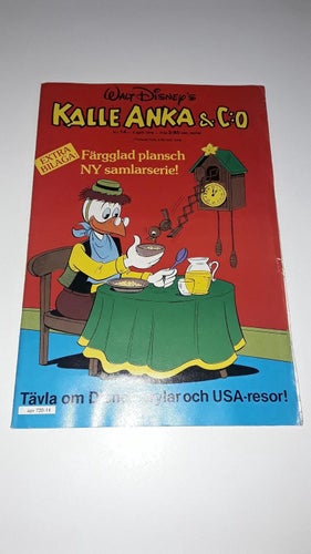 Kalle Anka 1978 nr 14 med bilaga som sitter fast FN-VF
