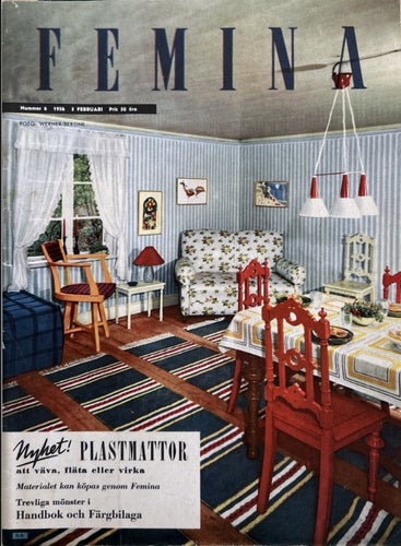 Femina 6 1956 Cay Cedergren, Jørn Utzon, Leif Helde, Gunvor Drogseth, Kewenter