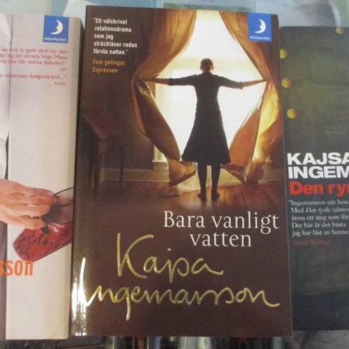 3 böcker av Cajsa Ingemarsson, Svenska deckare