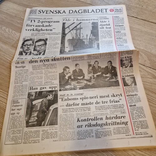Svenska Dagbladet Lördagen den 23 Mars 1974