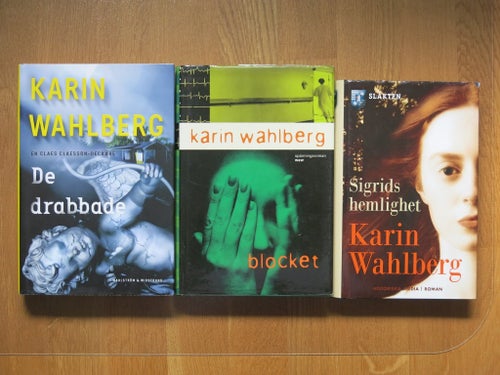 Karin Wahlberg - 3 böcker .