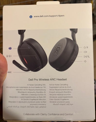 Dell Pro Wireless ANC Headset WL5024-Oöppnad och oanvänd