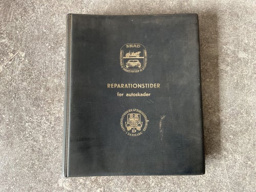 Reparationstider för bils skador av SKAD, 1972