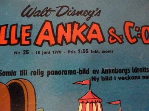 KALLE ANKA & CO, NR 25 - 1970, TIDNING