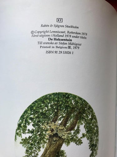 HÄXANS TRÄDGÅRD Lidia Postma 1979