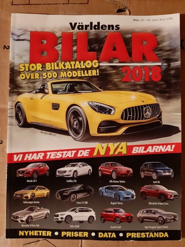Världens Bilar 2018 - bilkatalog typ Alla Bilar och Bilkatalogen