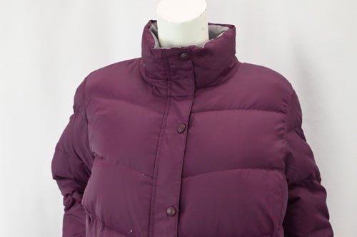 L.L.Bean mörklila dunjacka, storlek XL