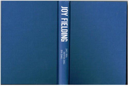 JAG SKA HITTA DIG EN DAG... - Joy Fielding (2007)