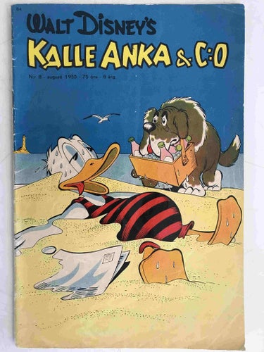 Kalle Anka - 1955:8 G-VG