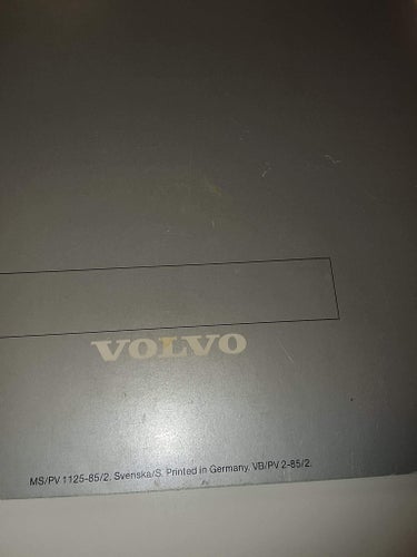 Volvo 740 Broschyr 1985