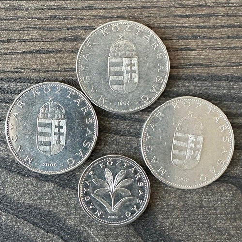 Mynt: Ungern 2 + 10 Forint / coin Hungary
