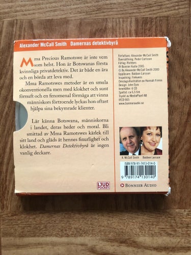 Ljudbok - Damernas detektivbyrå av Alexander McCall Smith