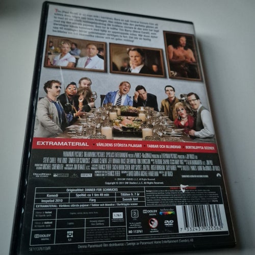 Dinner for Schmucks - DVD 2010-Extramaterial-Komedi-Fint Skick