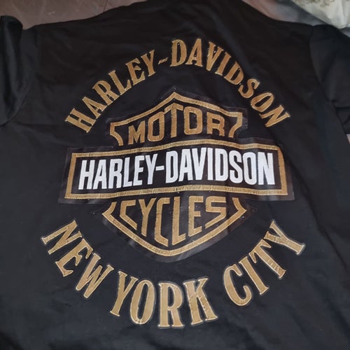 Harley-Davidson svart t-shirt, storlek 2XL