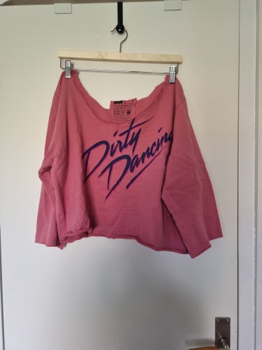 Dirty Dancing, Dedicated rosa tröja, storlek L