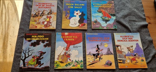 Komplett samling Raymond Macherot – Sibyllina, Klorofyll, Chaminou – Fint skick!