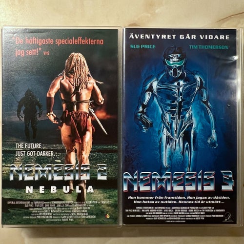 Nemesis 2 & Nemesis 3 – VHS Scanbox – Albert Pyun Sci-Fi Action