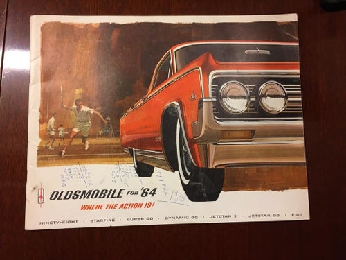 Försäljningsbroschyr Oldsmobile 1964
