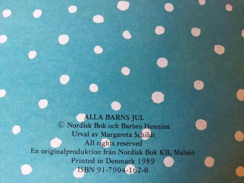 Alla barns jul, sagor, sånger, verser, pynt, julklappar, rim, recept lekar, VF+