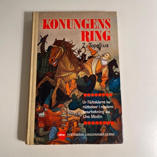 Bok - Z Topelius. Konungens Ring. 1962. Ur Fältskärns berättelser