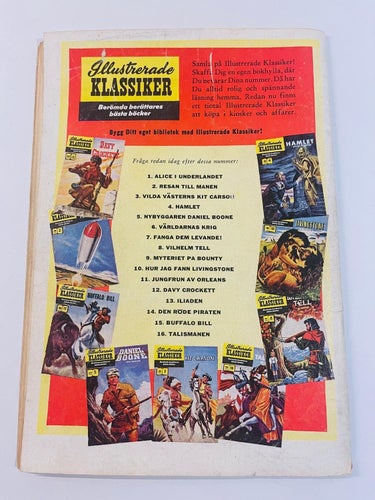 Illustrerade Klassiker Nr 16 , Första Utgåva !
