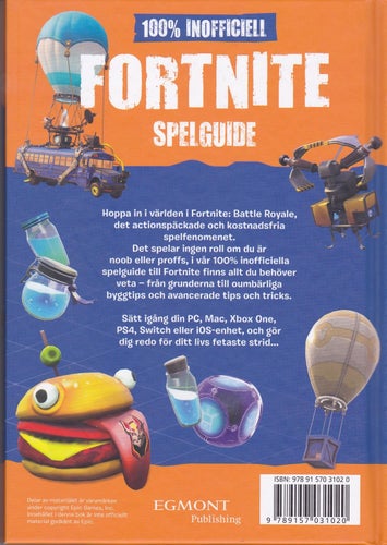 Fortnite / Spelguide / Uppdaterad Utgåva / Kartonnage / Nära nyskick