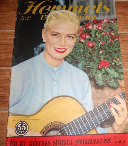 Hemmets nr41 1958 Nina & Frederik, Greta Garbo, San Marino