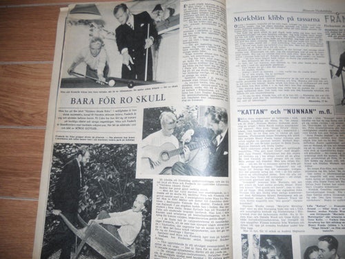Hemmets nr41 1958 Nina & Frederik, Greta Garbo, San Marino