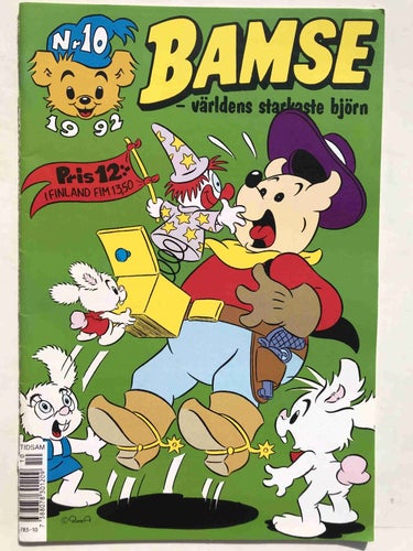 Bamse - 1992:10 VF med pren.kupong