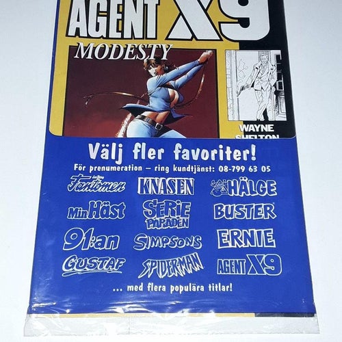 Agent X9 2003 nr 11 (inplastad) NM-M