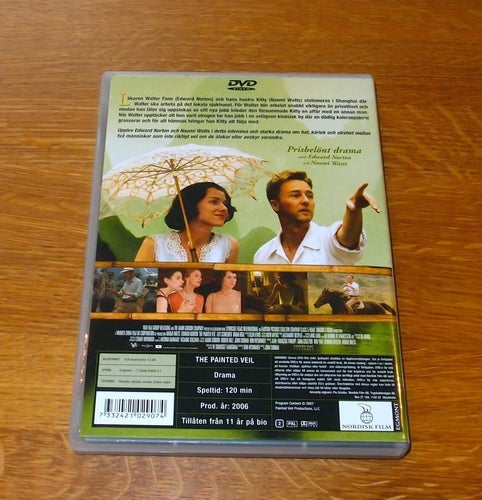Kärlekens slöja (2006) - DVD - SVENSK TEXT - Naomi Watts - Edward Norton