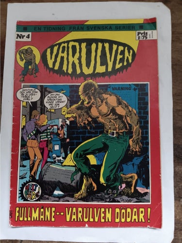 Varulven Nr 4 Fullmåne -- Varulven Dödar! 1972