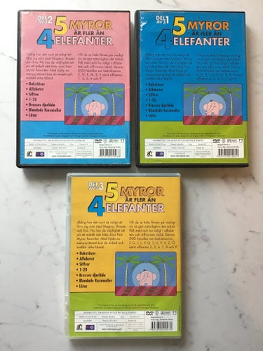 5 Myror Är Fler Än 4 Elefanter - Del 1, 2 och 3 (DVD)