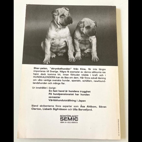Hundkalendern 8 av Åsa Ahlbom, Sören Clerton, Lisbeth Sigfridsson och Ulla